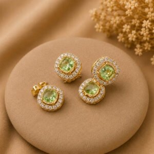 Gold plated pendant set
