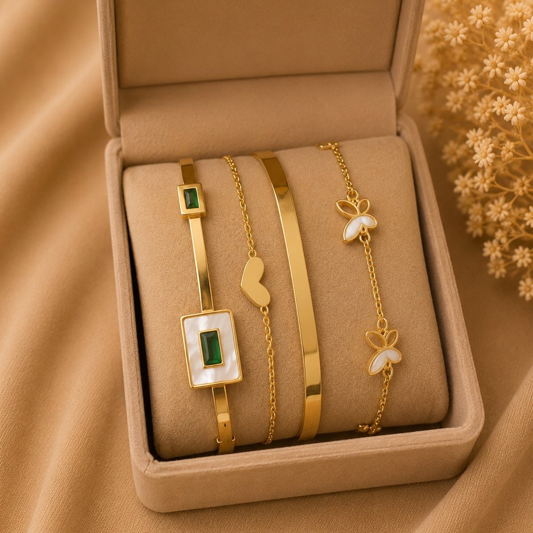 Box of 3 Casual Chain Bracelets